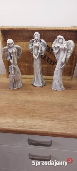 Aniołki gipsowe mega zestaw aniołów anioł z Wrocław