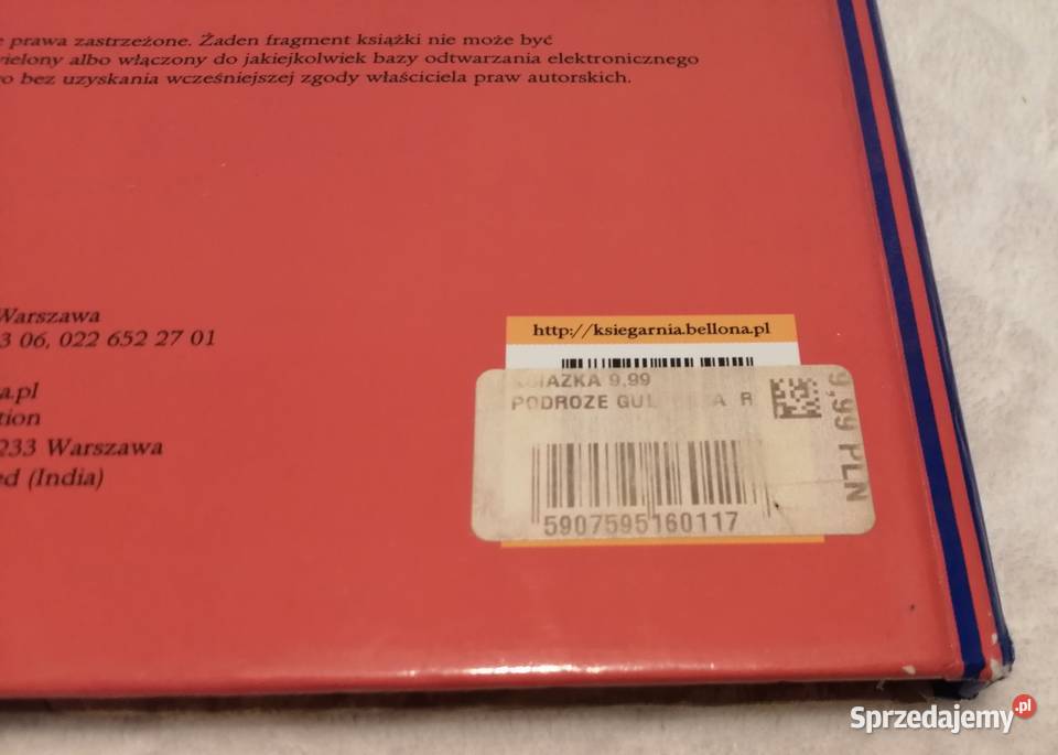 Podróże Guliwera Bellona 2012 Książeczki dzieci Książki dla dzieci Czeladź