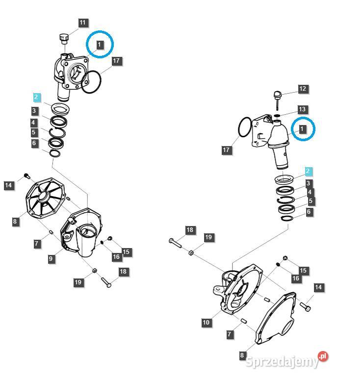 Obudowa zwolnicy zwrotnicy TRG400 LS Tractor Tajęcina