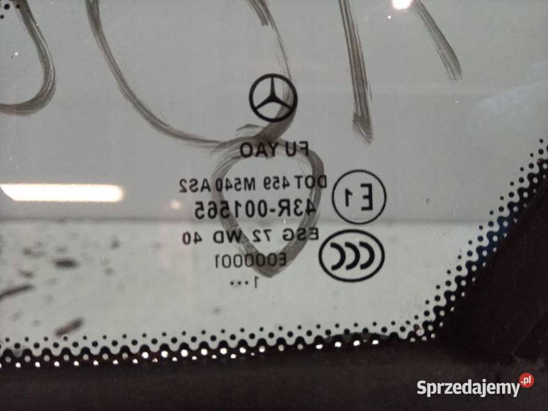 SZYBA KAROSERYJNA MercedesBenz Eklasa 2009 2017 Rok produkcji 2012