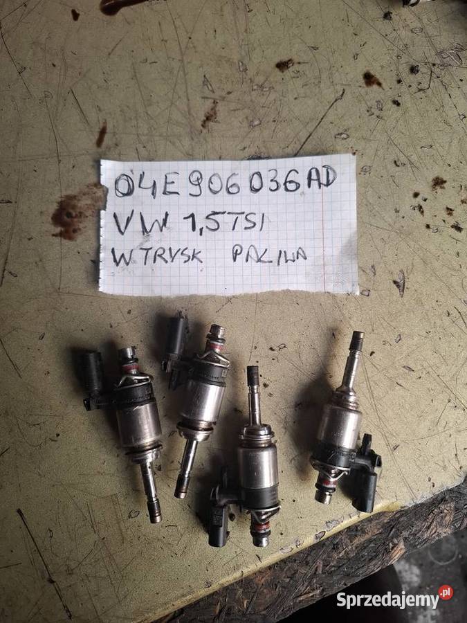 VW SEAT SKODA AUDI 15 TSI wtrysk wtryskiwacz osobowe