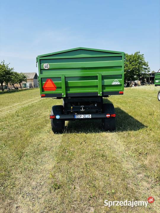 Brandys BSS AGRO 9 ton przyczepa przyczepy nieuszkodzony Brudzewice sprzedam