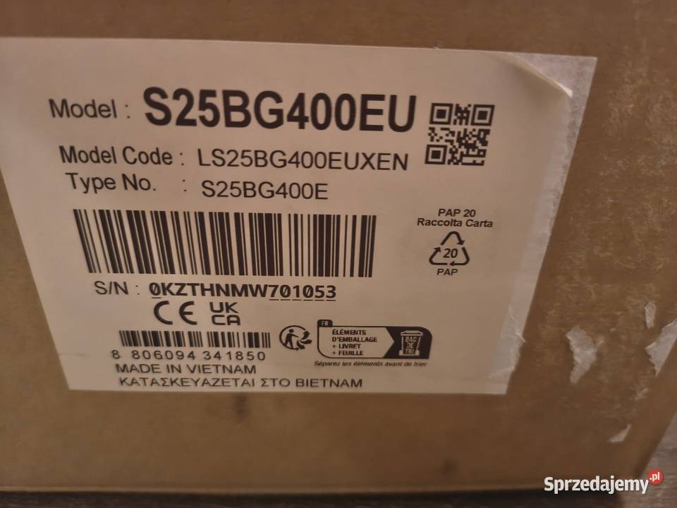 Monitor Samsung Odyssey G4 LS25BG400EUXEN Samsung Brzeszcze sprzedam