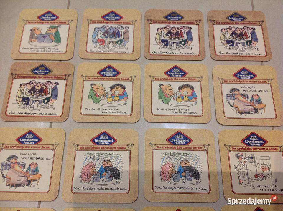 Stara Podkładka pod Piwo Lwenbrauerei Passau 25 Nowa Sól