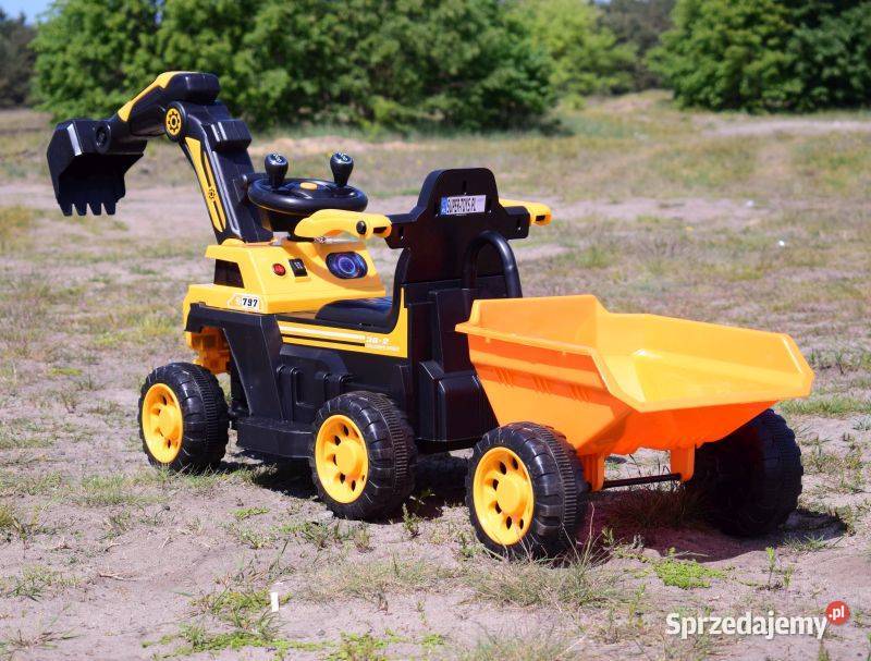 TRAKTOR KOPARKA NA AKUMULATOR PRZYCZEPA PILOT kujawsko-pomorskie
