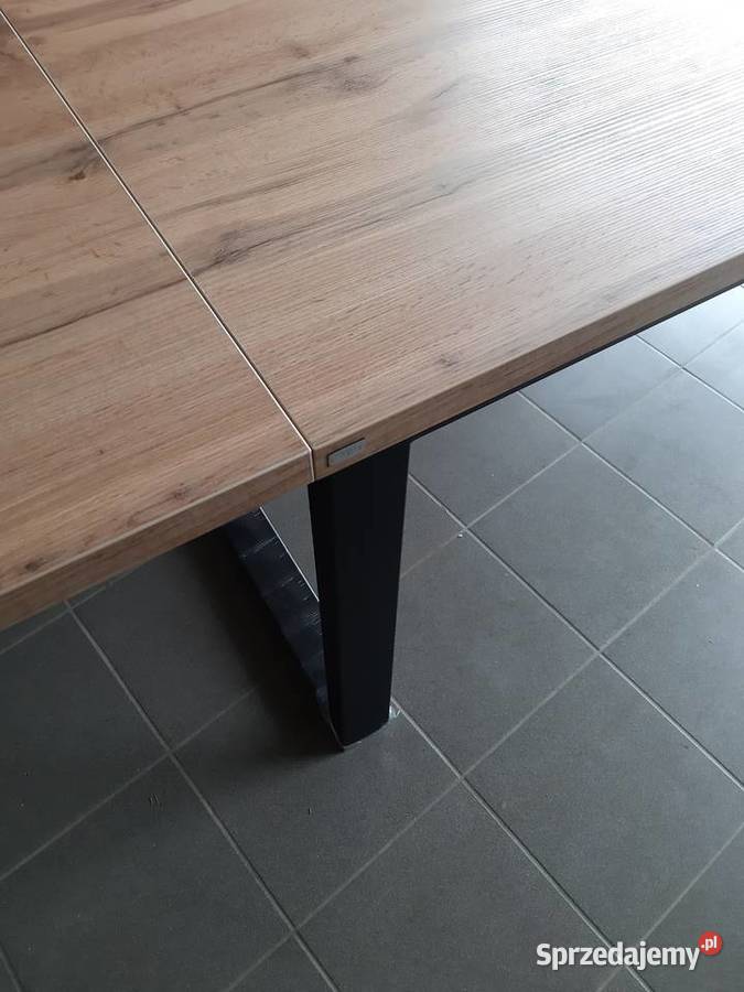 Stół industrialny rozkładany dąb wotan 260cm Grzybno