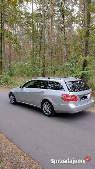 Śliczny Mercedes E Klasa Elegance Bluefficiency welurowa tapicerka Strzelno