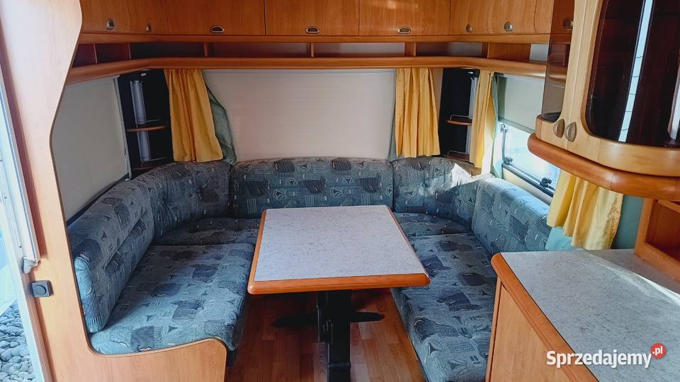 przyczepa kempingowa HOBBY campingowa kemping śląskie Międzybrodzie Bialskie