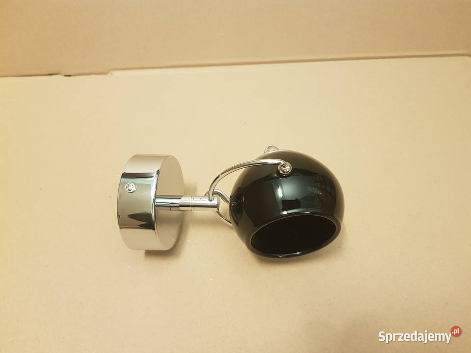 Kinkiet ścienny KULA KULKA CZARNA do łazienki mazowieckie Warszawa