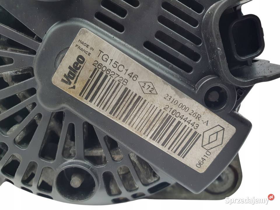 ALTERNATOR Renault Megane III 15 DCI 210044443 osobowe Chełm sprzedam