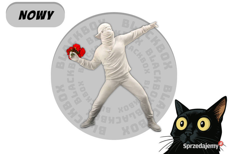 NOWY Figurka Banksy Chłopiec Rzucający Bukietem mazowieckie Węgrów sprzedam