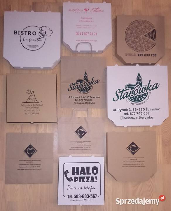 Kartony pudełka na pizzę 45 100 sztuk Lublin