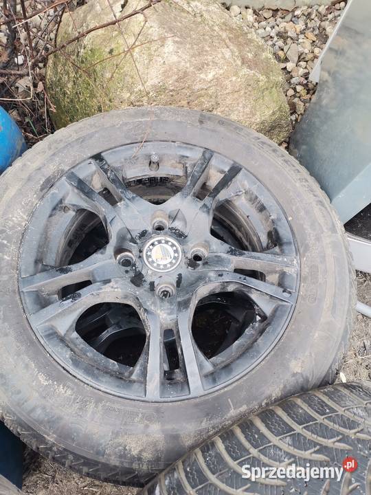 Sprzedam komplet alufelgi czarne volvo Kia Gubin