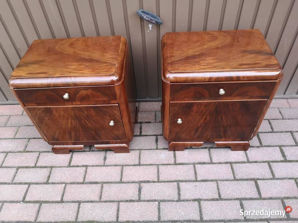 Stoliki Szafki Nocne Art Deco Stare Antyk Meble Swarzędz