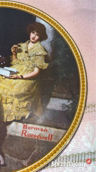 Talerz kolekcjonerski Pandering on the porch Gdańsk sprzedam