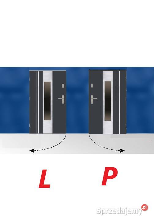 Drzwi wejściowe 72mm SICP GLASS XL PREMIUM Ciemniewo
