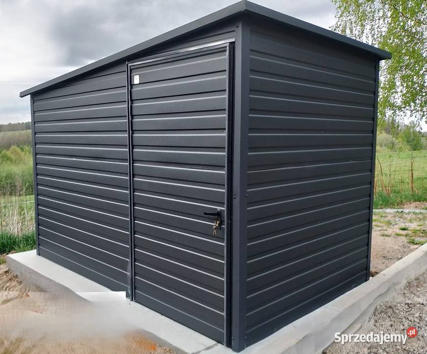 TANI Garaż Blaszany 3x5 Drewnopodobny Garaże Poddębice sprzedam