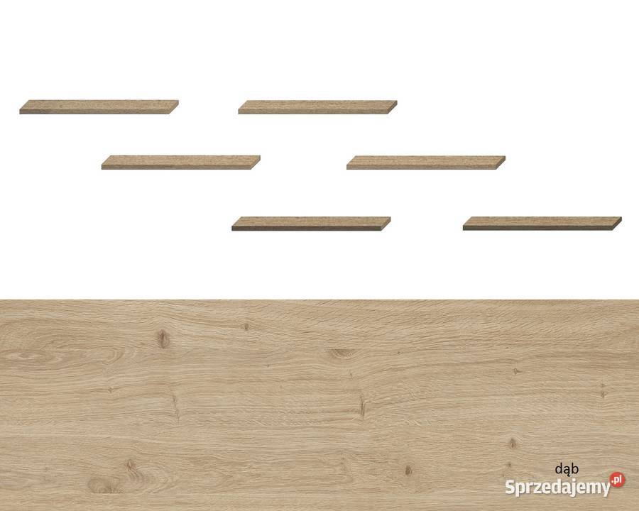 półka 60x14x18 zestawl 5 niewidoczne mocowanie Gorzów Wielkopolski
