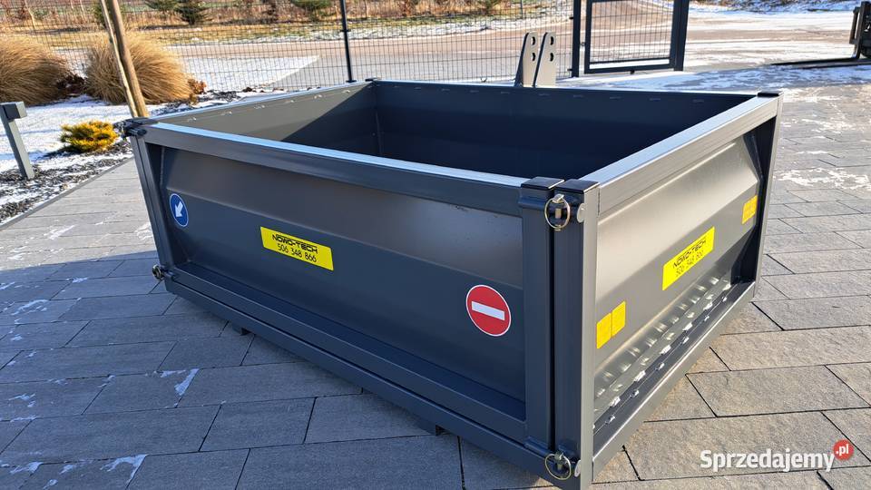 skrzynia transportowa na tył ciągnika tylny TUZ nieuszkodzony Morawianki