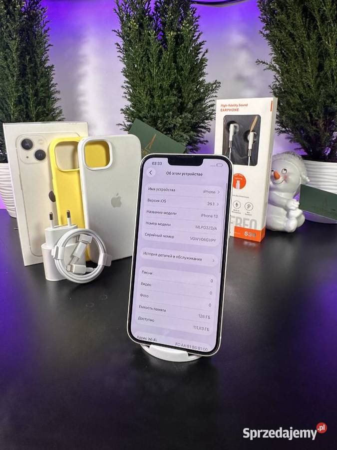 iPhone 13 128GB Bateria 100 Stan Idealny Pudełko