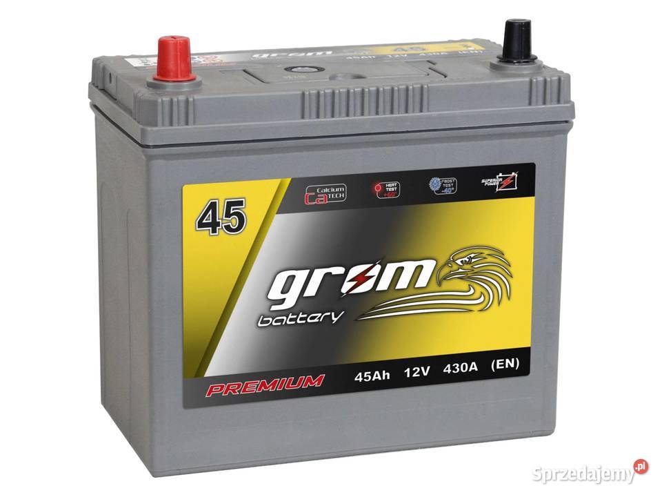Akumulator GROM Premium 45Ah 430A Japan LEWY Układ elektryczny Wrocław sprzedam