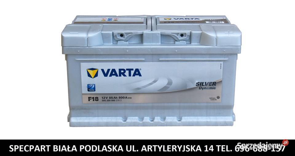 Akumulator VARTA Silver Dynamic F18 85Ah 800A EN Biała Podlaska
