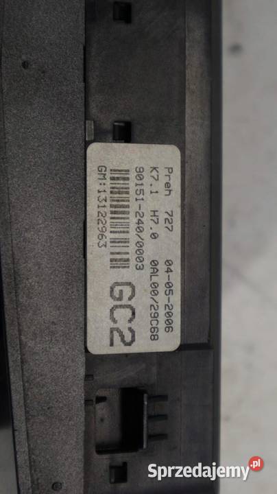 PANEL STEROWANIA NAWIEWU OPEL ASTRA III H