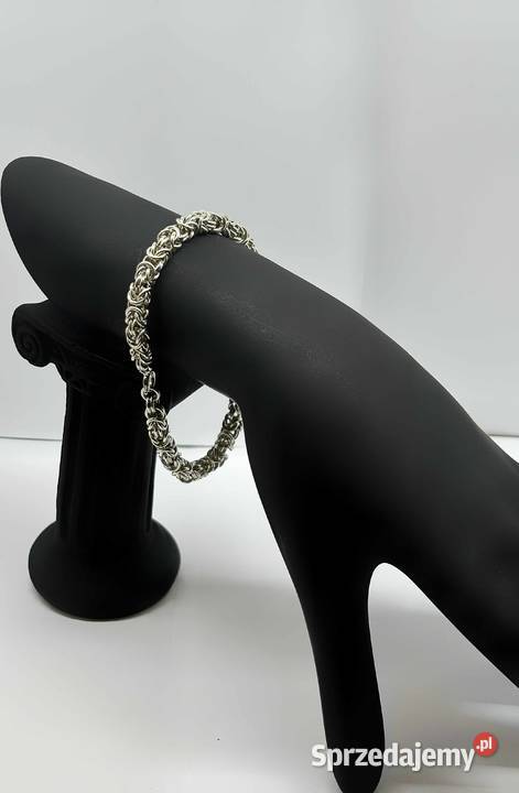 Srebrna Bransoletka pr 925 1653g Długość 175 Elbląg