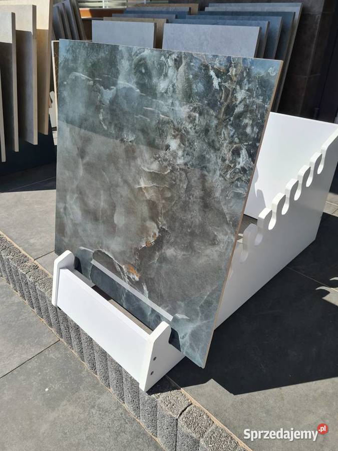 PŁYTKA gres AQUAMARINE BLACK POLER 598X598 GAT 2