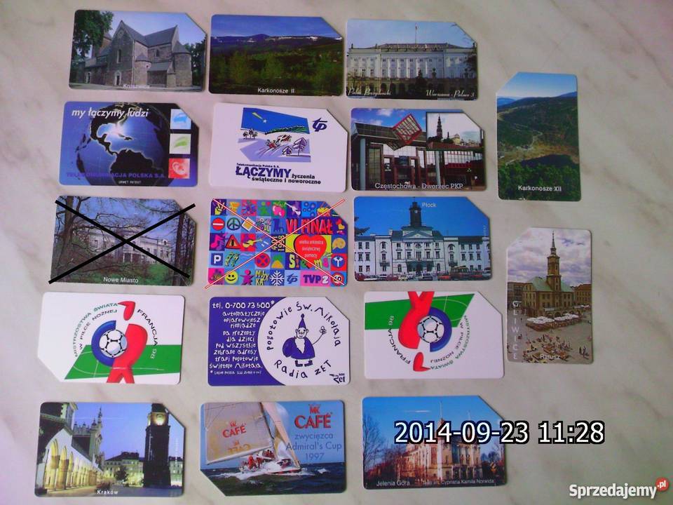 Karty telefoniczne magnetyczne i chipowe