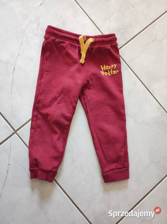 Harry Potter spodnie bordowe dziecięce dres Rozmiar 3 świętokrzyskie Kielce sprzedam