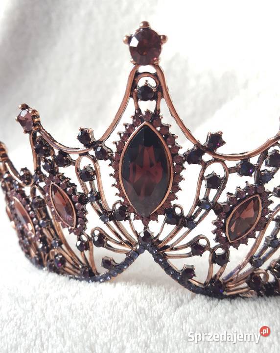 Korona czarna królowa wróżka wiedźma bal wesele Szczecin