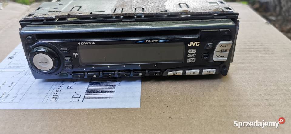 KDS8R radio radioodtwarzacz CD JVC samochodowe osobowe Łódź