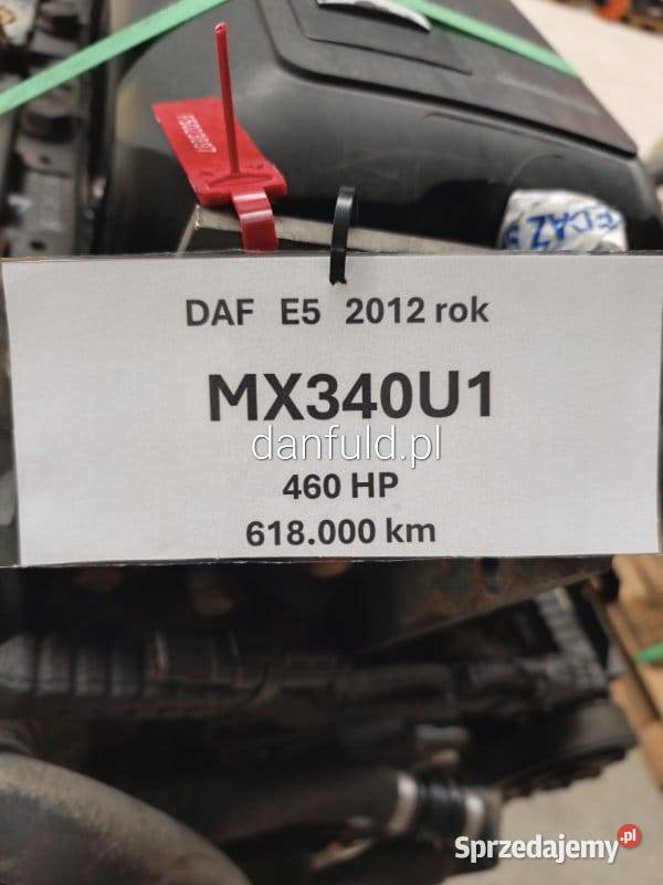 Silnik DAF MX340U1 E5 Łódź