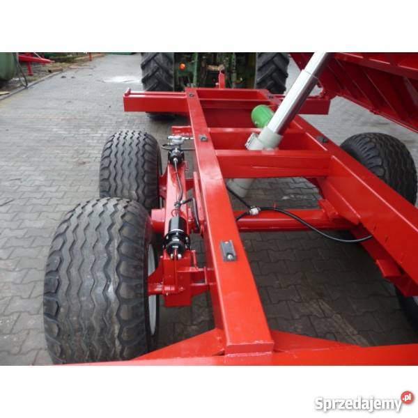 Przyczepa rolnicza przyczepy GOMAR tandem G 107 wywrotki Rogóźno