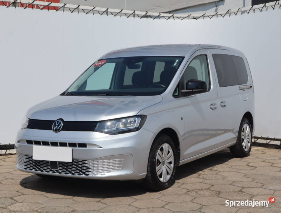 VW Caddy 15 TSI srebrny Łódź