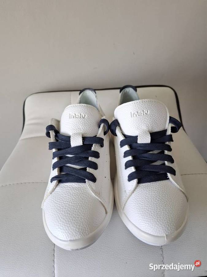 Sneakersy 37 Inblu trampki skórzana wkładka szary/srebrny sprzedam