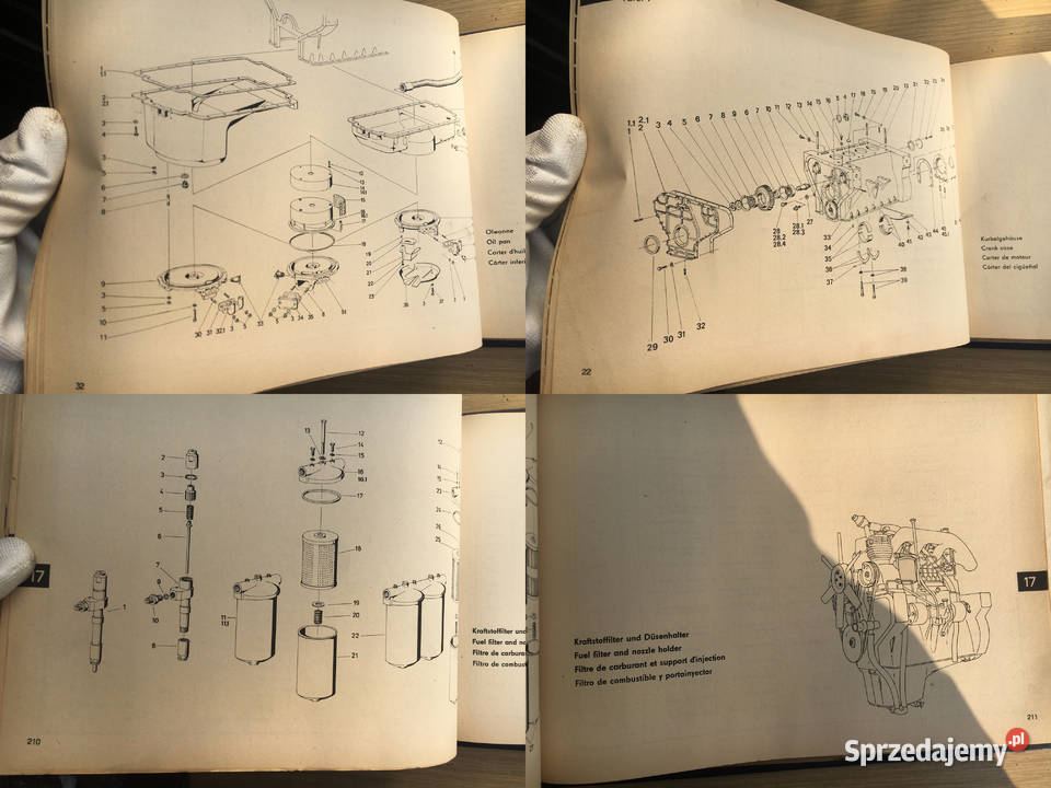 Dieselmotor 4 VD 145121 SRW Ersatzteilkatalog wielkopolskie