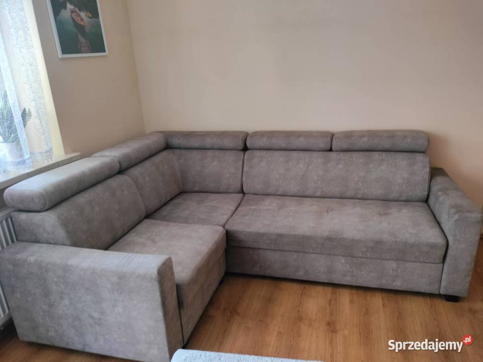 Narożnik z funkcją spania lubelskie sprzedam