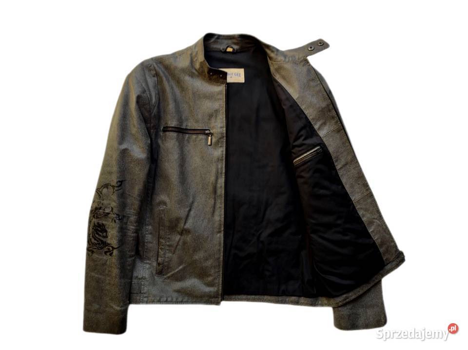 7355 JOHN F GEE lekka wygodna skóra M Kurtki i płaszcze opolskie Kędzierzyn-Koźle