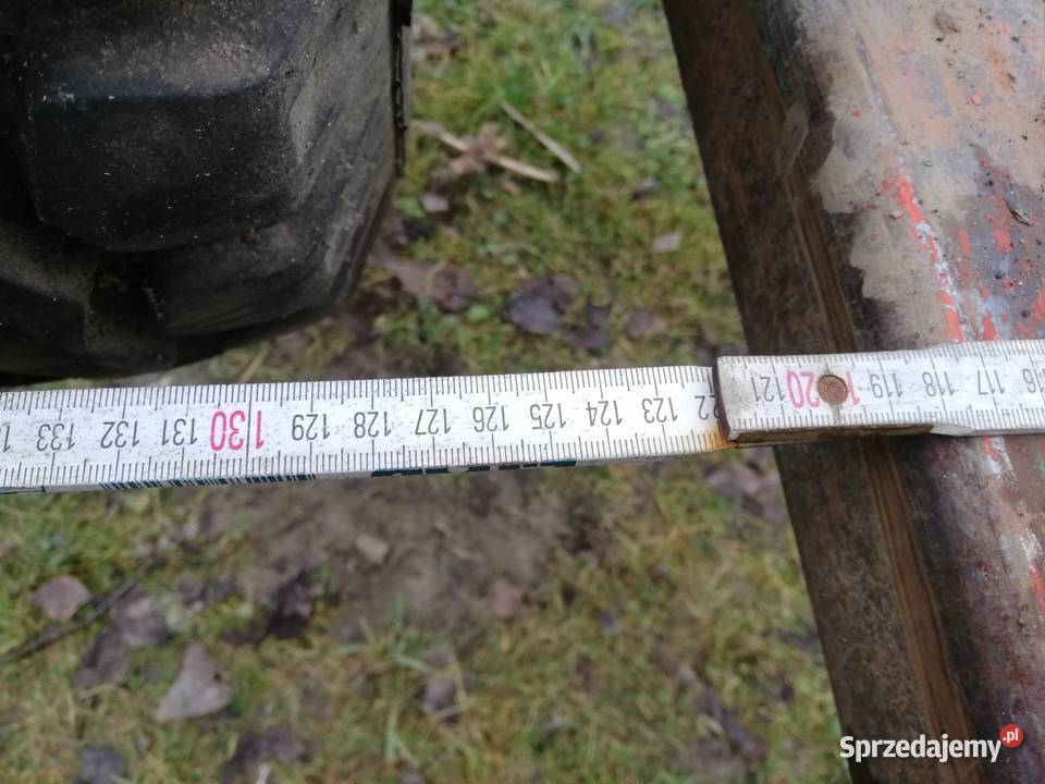 Oś hamowana do przyczepy na kołach balkonowych Szydłowiec