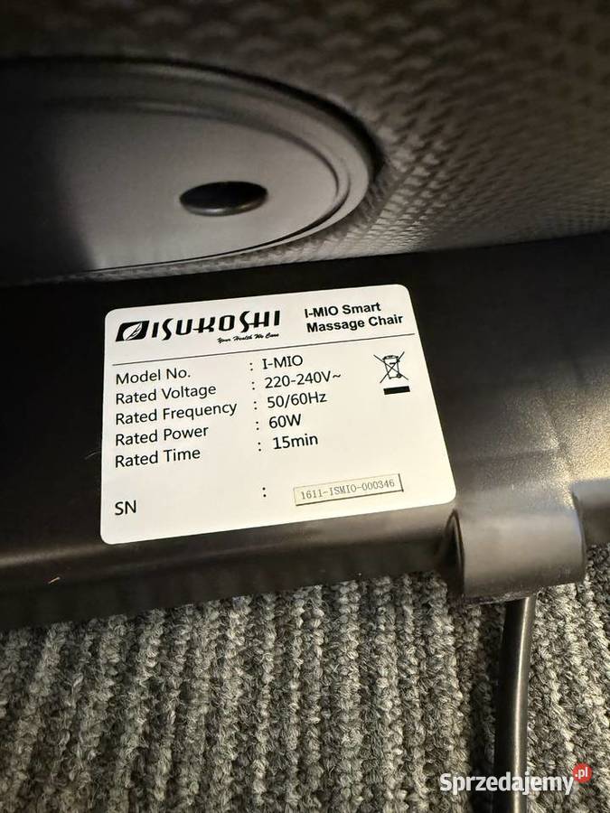 Fotel do masażu ISUKOSHI IMIO Wrocław