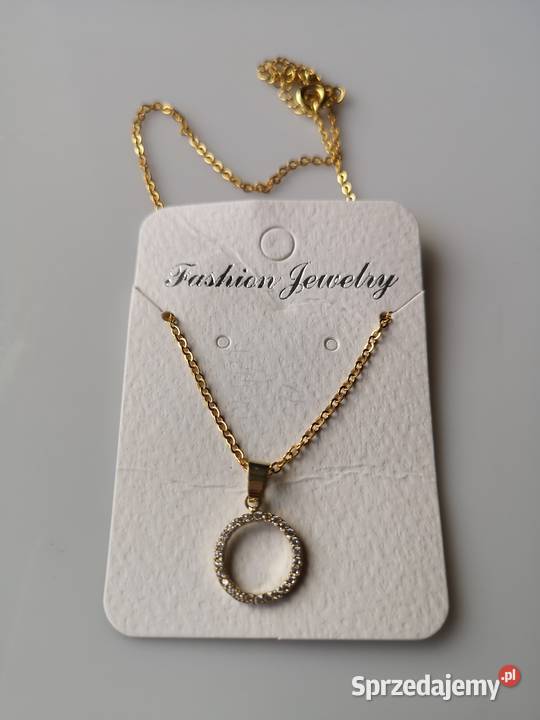 Delikatny komplet naszyjnik kolczyki Kolczyki