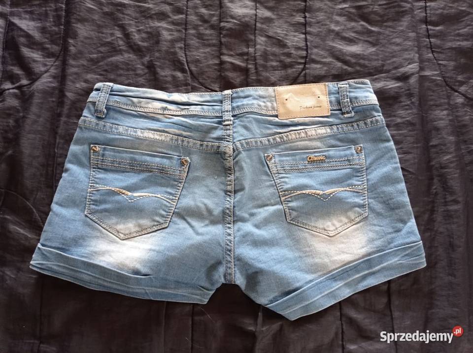 Krótkie spodenki dżinsowe Bez wzoru Hajnówka sprzedam