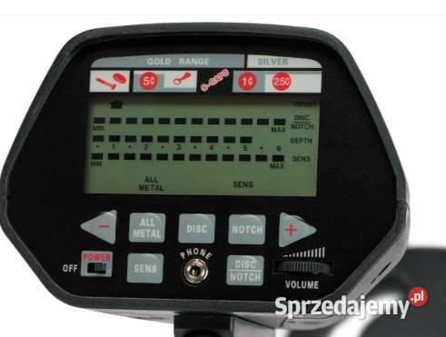 Wykrywacz detektor metali ANEKEN DC 1020 Okazja Klimontów