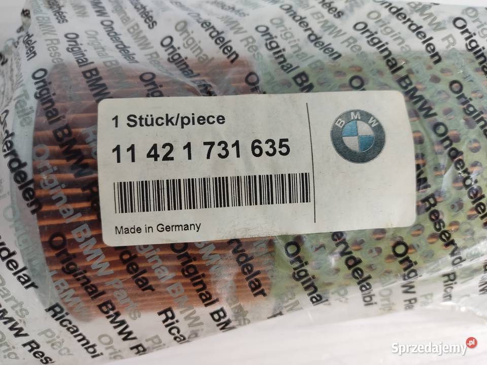 Filtr oleju oryginał BMW 11 42 1 731 635 Głuchołazy