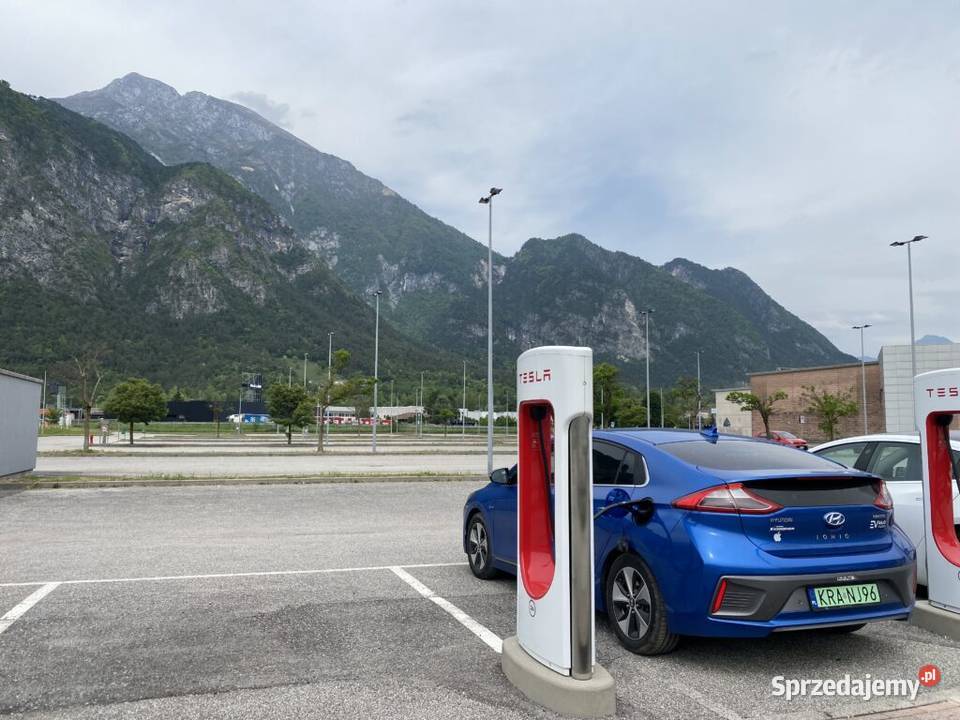 Hyundai IONIQ 28 kWh full wersja PLATINUM skóry Skawina sprzedam
