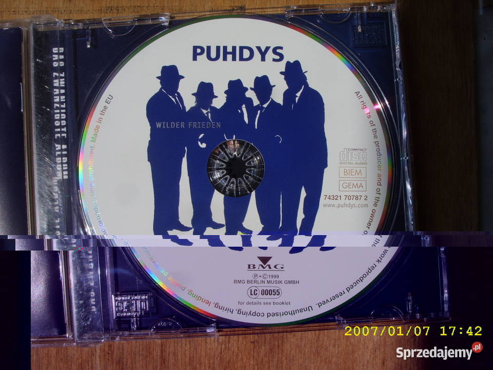 Rock plyta CD PUHDYSWILDER FRIENDEN Płyty i kasety Kultura i Rozrywka Wołów