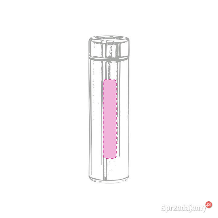 Termos 470 ml logo grawer SREBRNY 50 Leżajsk