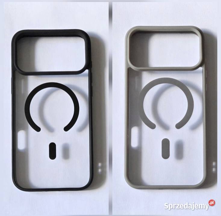 Etuicase przezroczyste szare i czarne z MagSafe Częstochowa